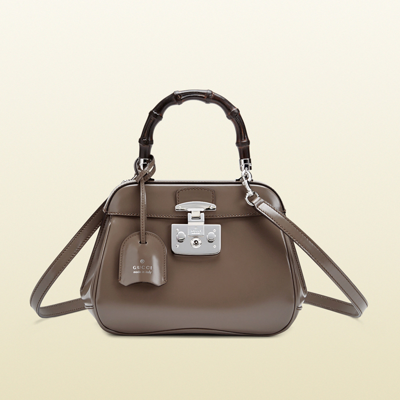 lady lock leather mini top handle bag