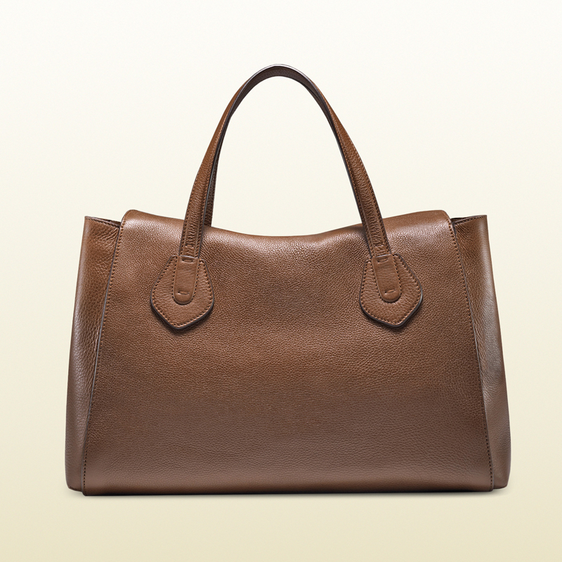 lady tassel leather tote