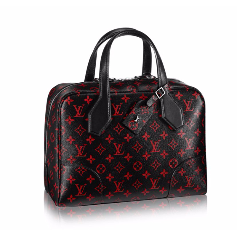 louis vuitton DORA SOFT MONOGRAM INFRAROUGE MM M41502