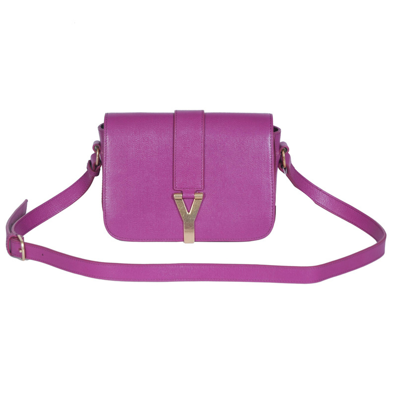 Yves Saint Laurent Large Chyc Shoulder Bag Purple 66011