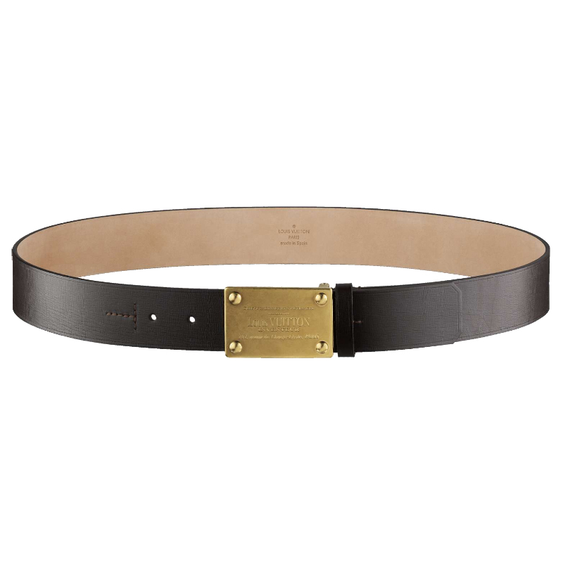 LV INVENTEUR UTAH LEATHER BELT