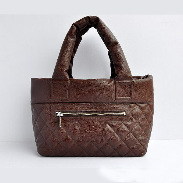 Chanel Coco Cocoon Tote Bag A48610 Brown