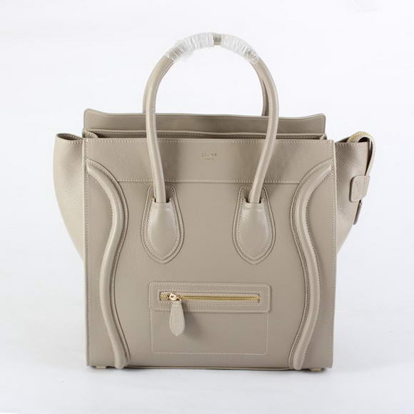 Celine Luggage Bags Medium in Oxhide Light Khaki