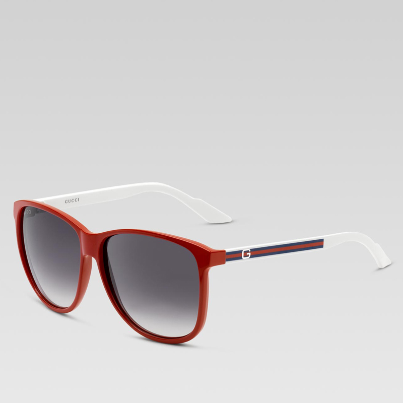 medium square frame sunglasses with G detail and s