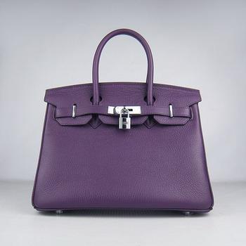 Birkin 30CM Purple (silver)