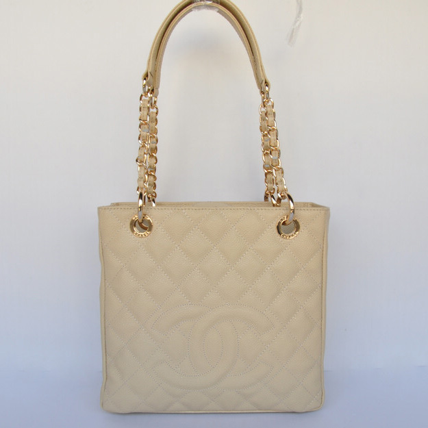 Chanel A50994 Apricot Medium Shopping Bags Gold Hardware