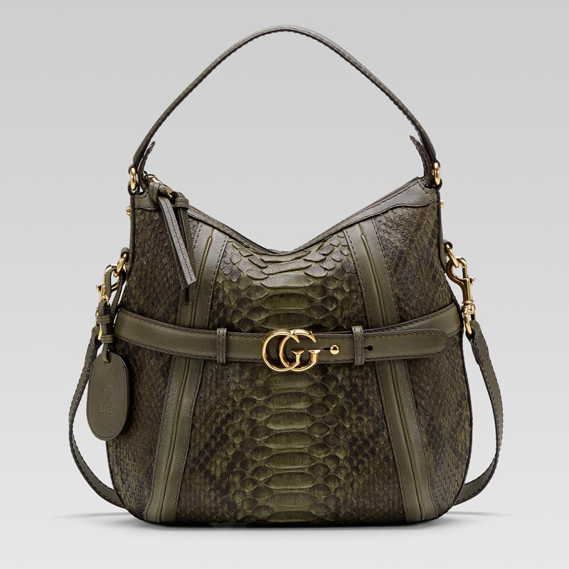 'GG running' medium hobo with double G detail