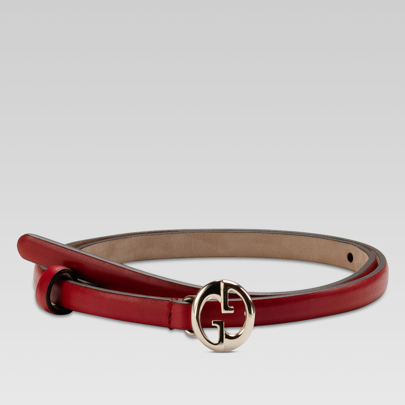 belt with double G buckle