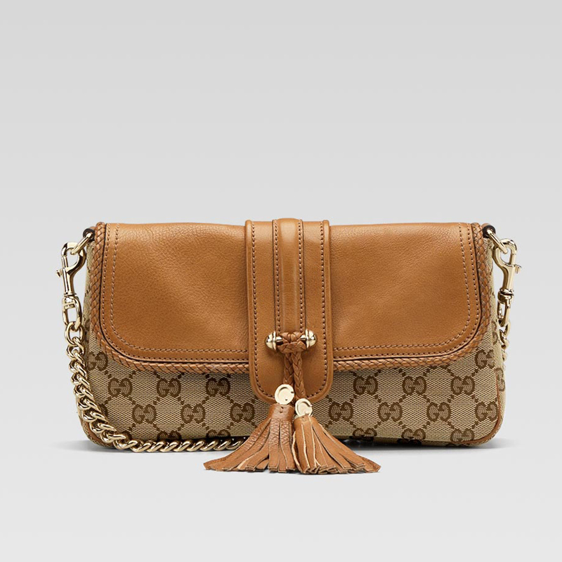 'marrakech' evening bag with woven leather trim an