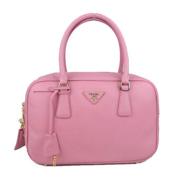 Prada Saffiano Leather Tote Bag BL1095 Pink