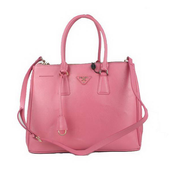 Prada Saffiano Calf Leather Tote Bag BN5023 Pink