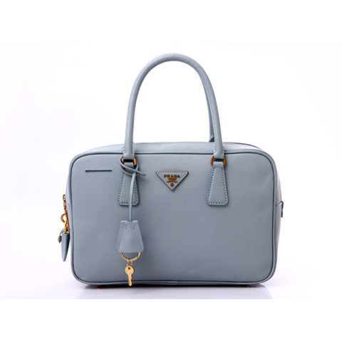 Prada Small Saffiano Doctor Bag BL0095 - Light Blue