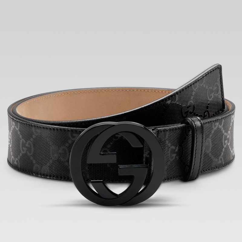 belt with interlocking G buckle