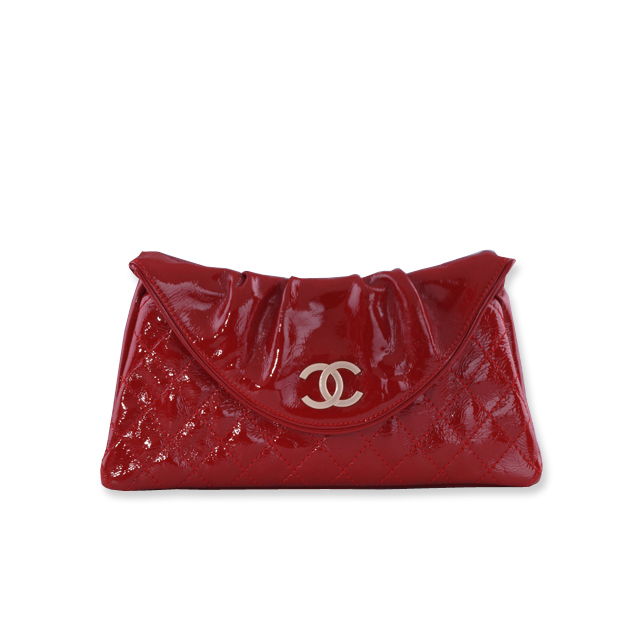 Chanel Patent Leather Clutch Bag