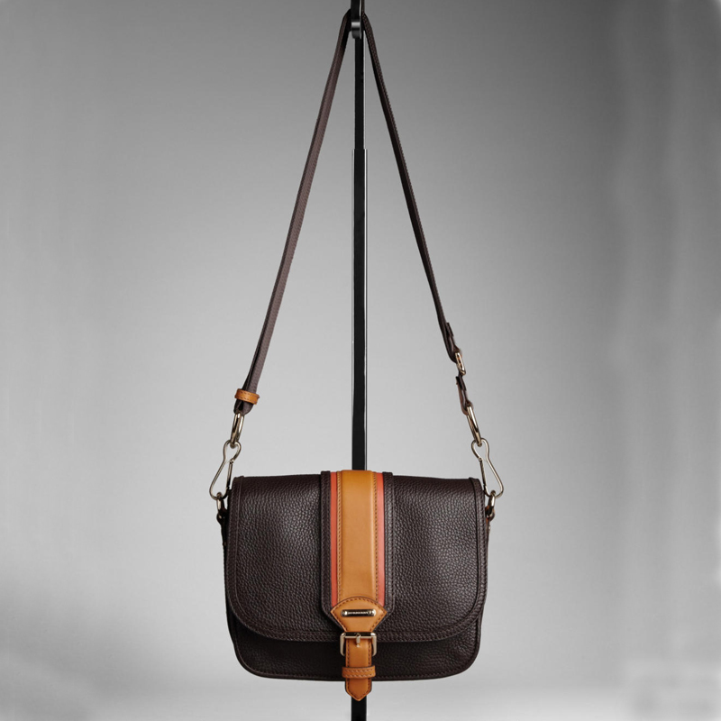 SMALL GRAINY LEATHER CROSSBODY BAG