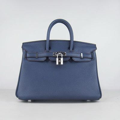 Birkin 25CM Dark Blue (silver)