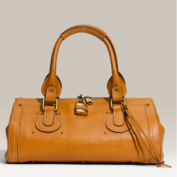 Chloe 'Aurore' Calfskin Padlock Satchel