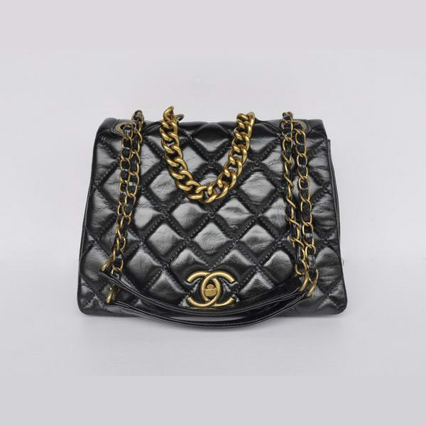 Chanel Quilted Calfskin Large Flap Bags A67130 Y07631 94305 Black