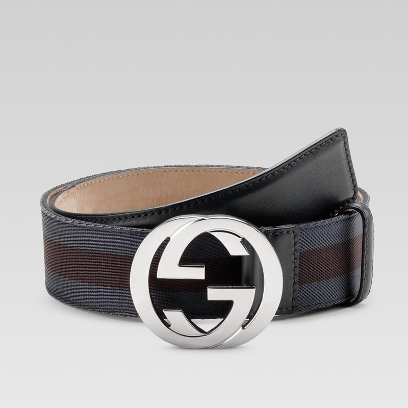 belt with interlocking G buckle