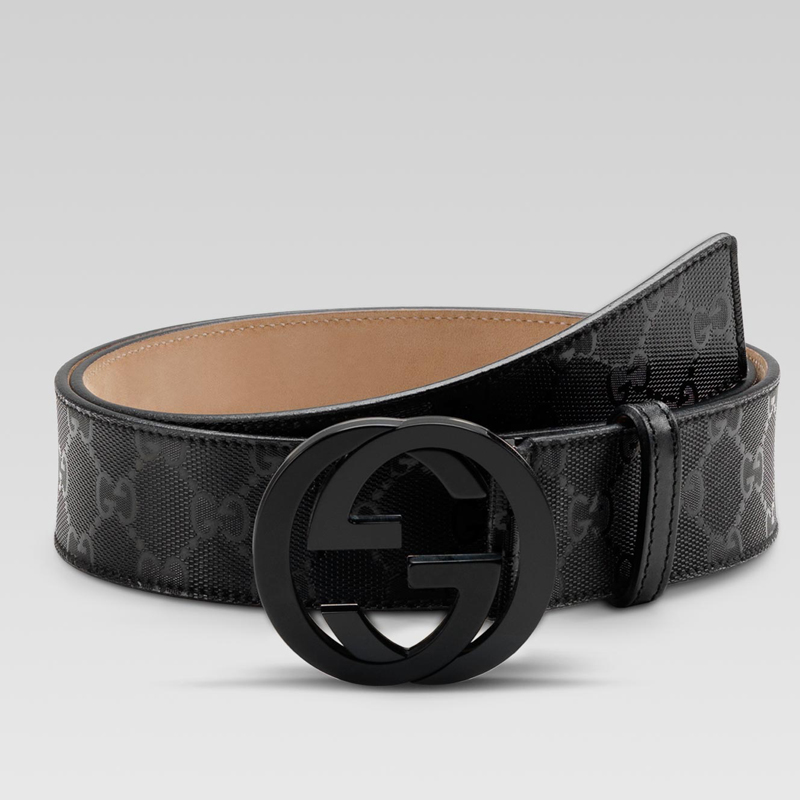 belt with interlocking G buckle