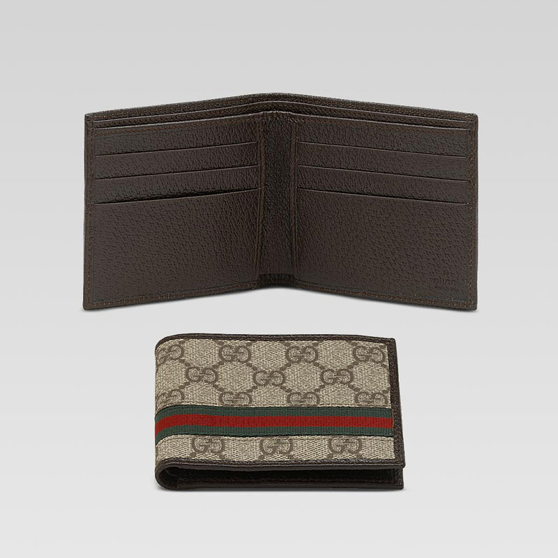 bi-fold wallet with signature web