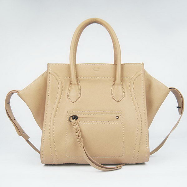 Celine Small Phantom Bags Original Calfskin Leather C1890 Apricot