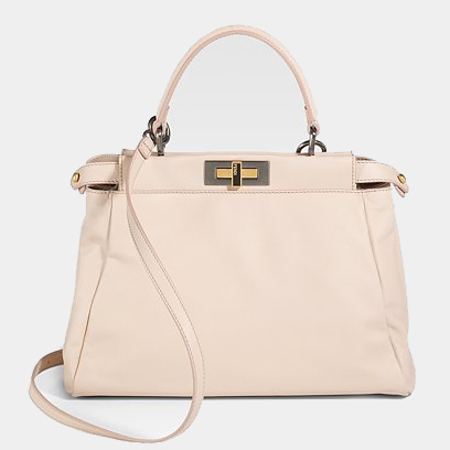 Fendi Peekaboo Leather Satchel