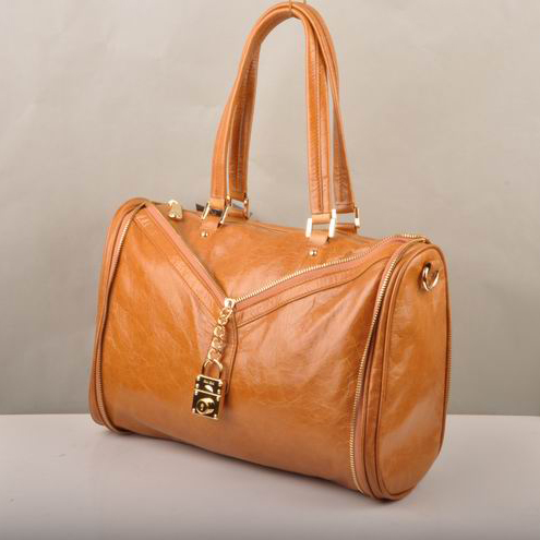 Miu Miu Tote Oil Leather Handbags 90339 Wheat