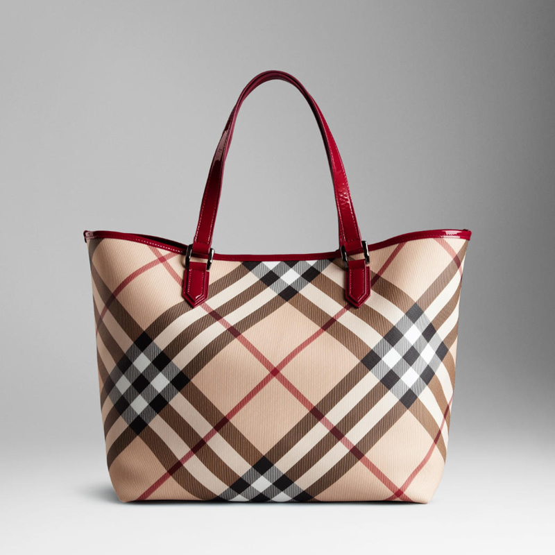 MEDIUM NOVA CHECK TOTE BAG