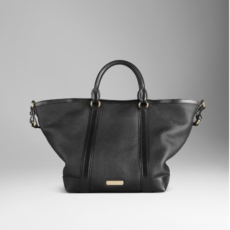 MEDIUM GRAINY LEATHER TOTE