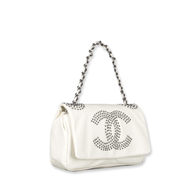 CHANEL Flap Bag in Studded Lambskin