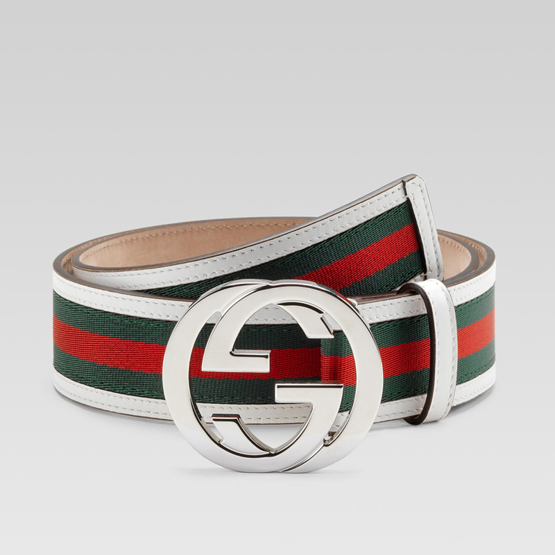 belt with interlocking G buckle