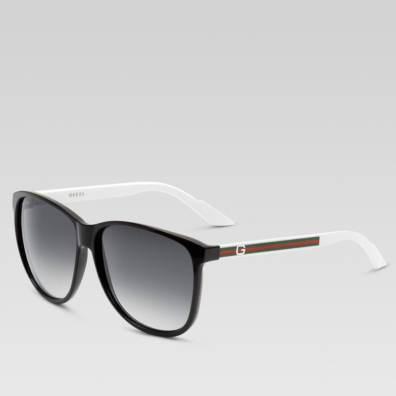 medium square frame sunglasses with G detail and s