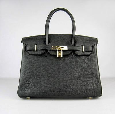 Birkin 30CM Black (gold)