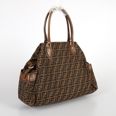 Fendi 8BN158 small F Coffee