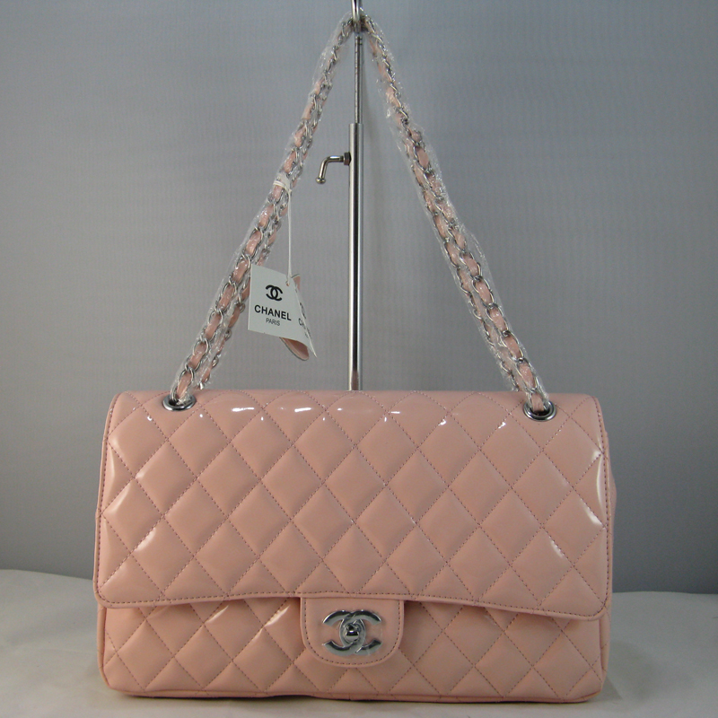 Chanel Pink color with Gold chain