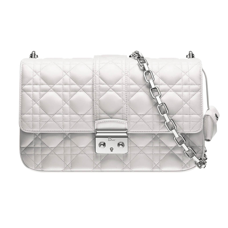 Latte leather 'Miss Dior' bag