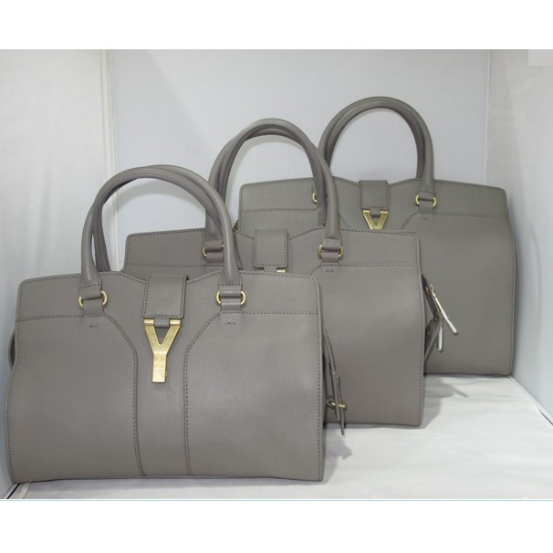 Yves Saint Laurent Cabas Chyc Bag Large 279079 Grey