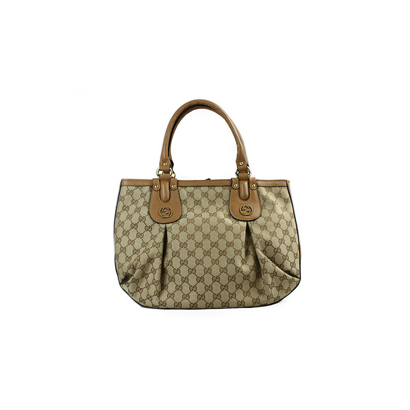 'scarlett' medium tote with studded interlocking G