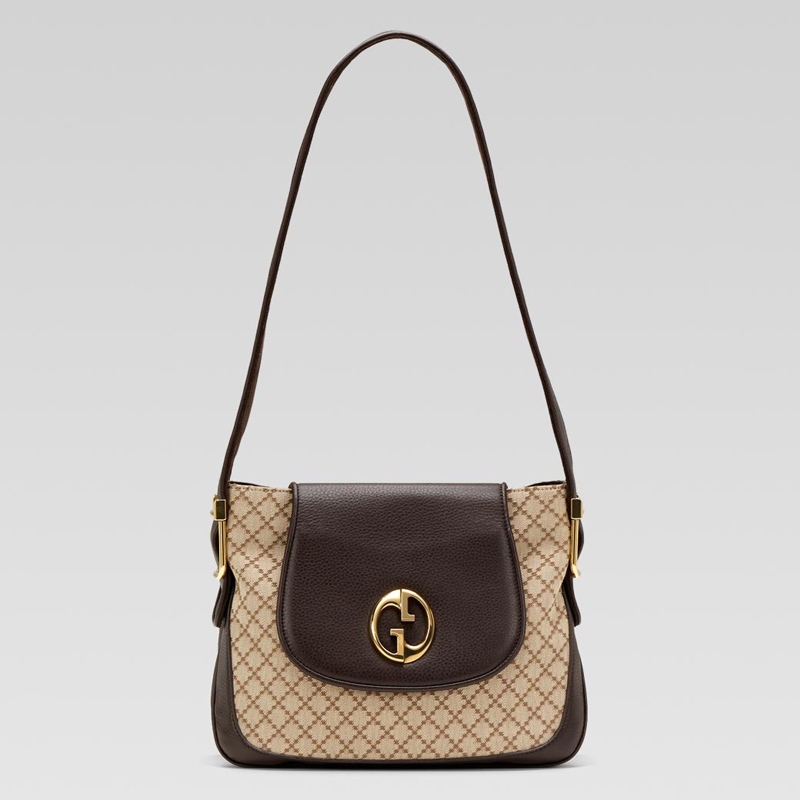 'gucci 1973' medium shoulder bag with oval GG and