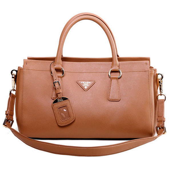 Prada Small Saffiano Leather Tote Bag BN1849 Camel