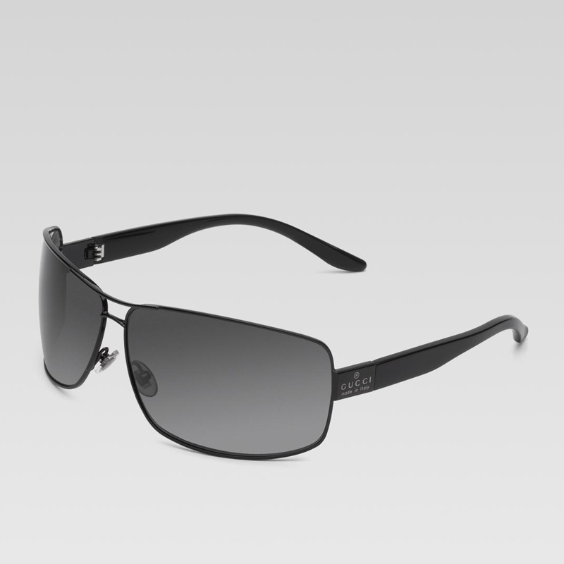 medium navigator sunglasses with gucci trademark l