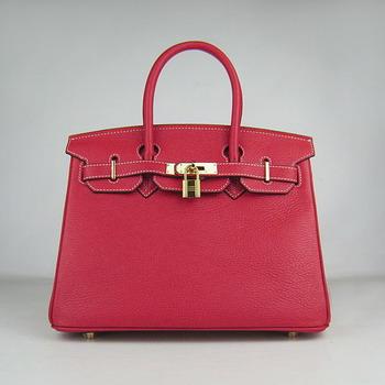 Birkin 30CM Red (gold)