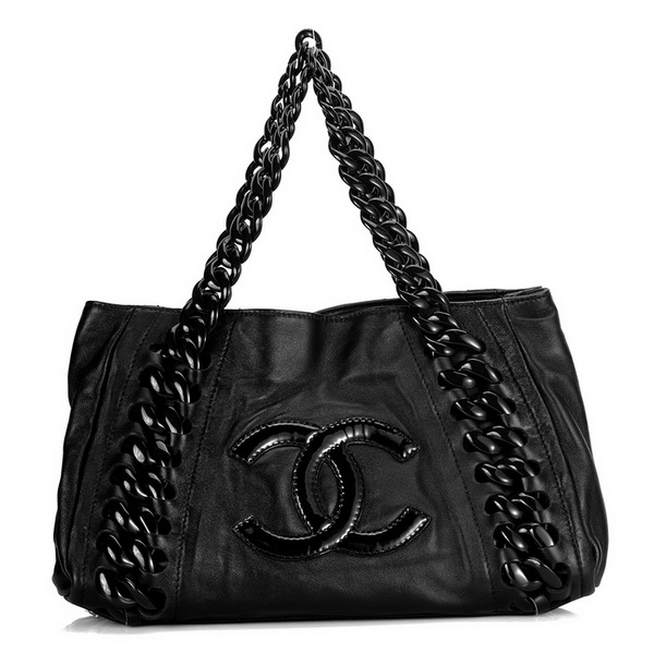 Chanel Coco Cocoon Cabas Lambskin Bag 28533 Black