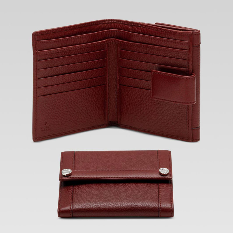 flap french wallet with engraved interlocking G me