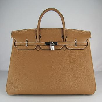 Hermes 40CM Light Coffee (silver)