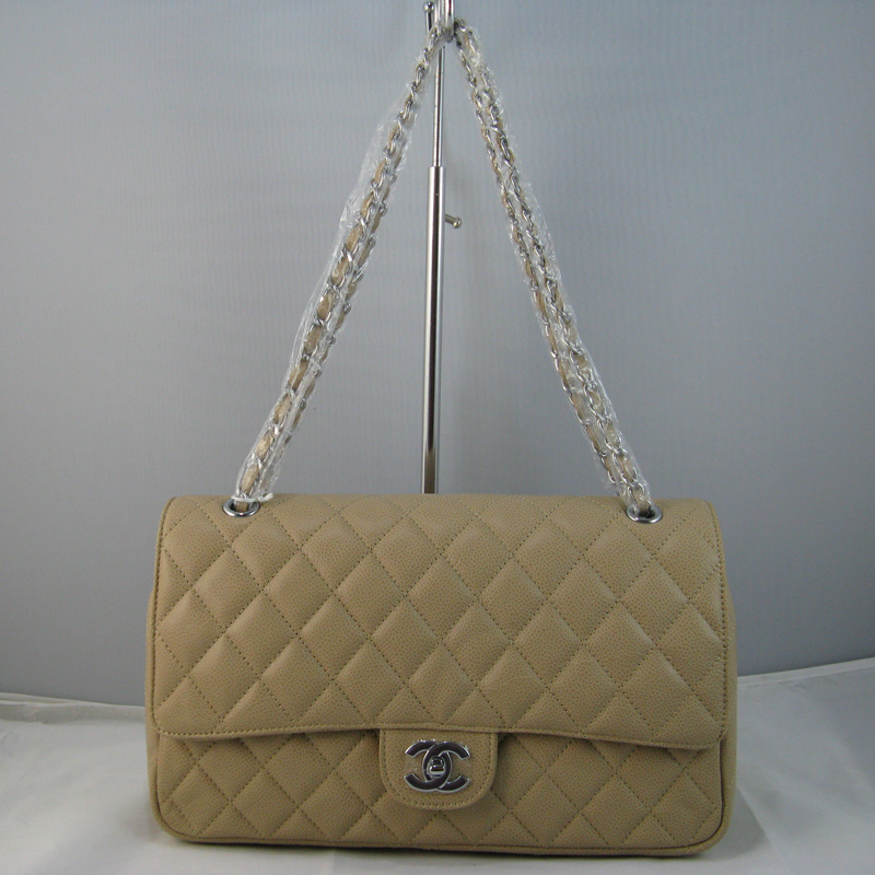 Chanel Apricot color with Gold chain