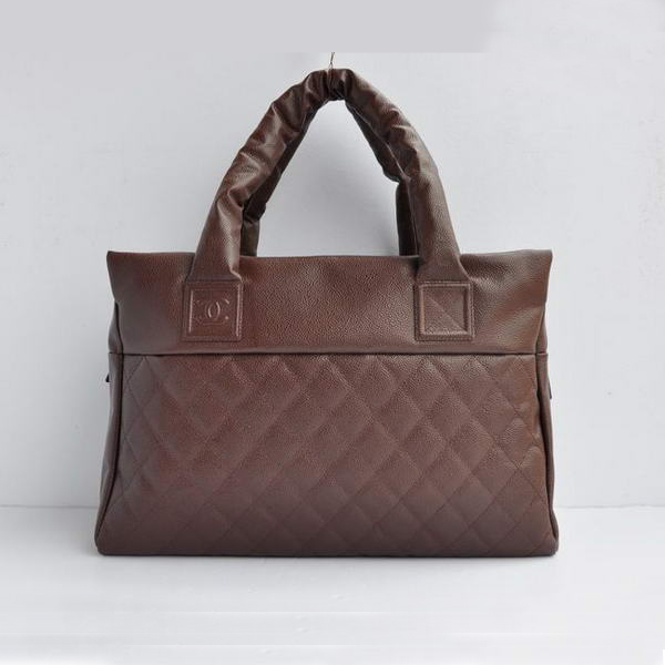 Chanel Coco Cocoon Large Tote Bag A48620 Brown