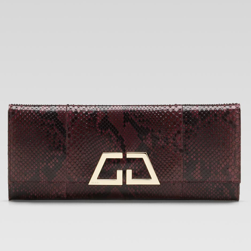 'G night' evening bag with square double G detail