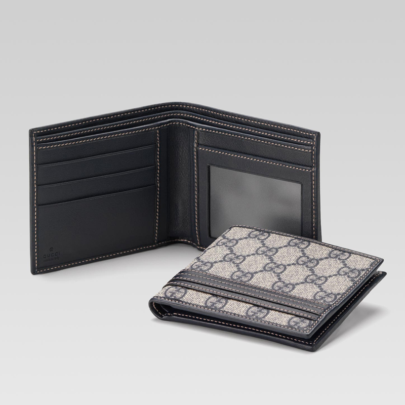 bi-fold wallet with web